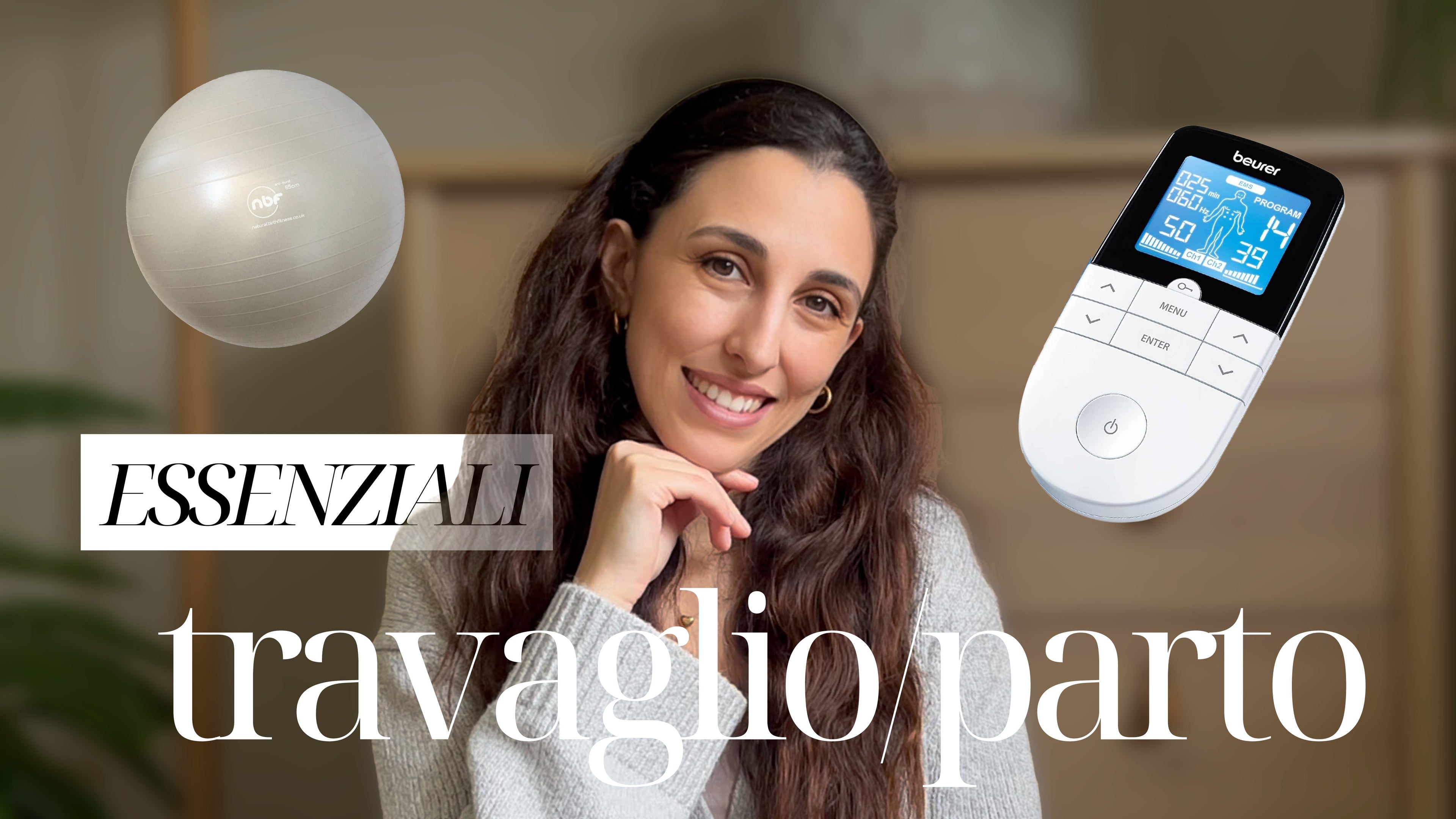I miei essenziali per il parto naturale
