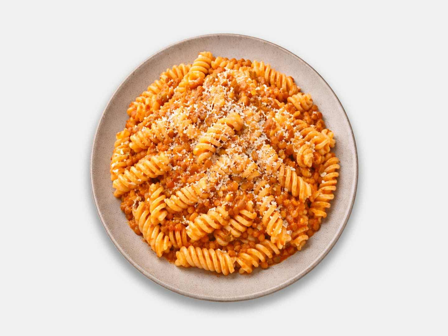 Fusilli al sugo di lenticchie