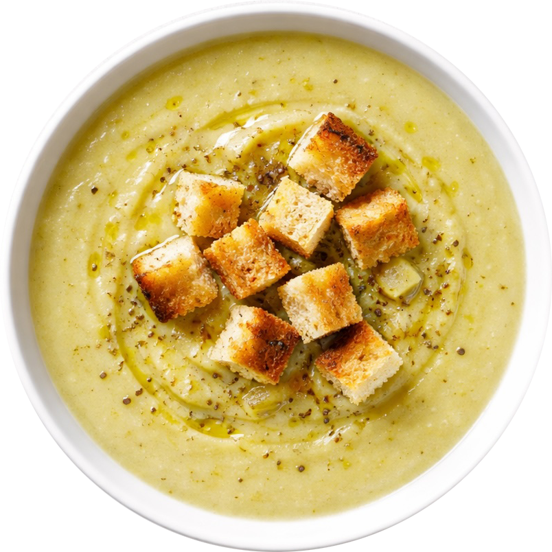 Vellutata di patate e porri