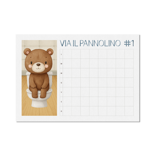 Via il pannolino – Calendario digitale per lo spannolinamento