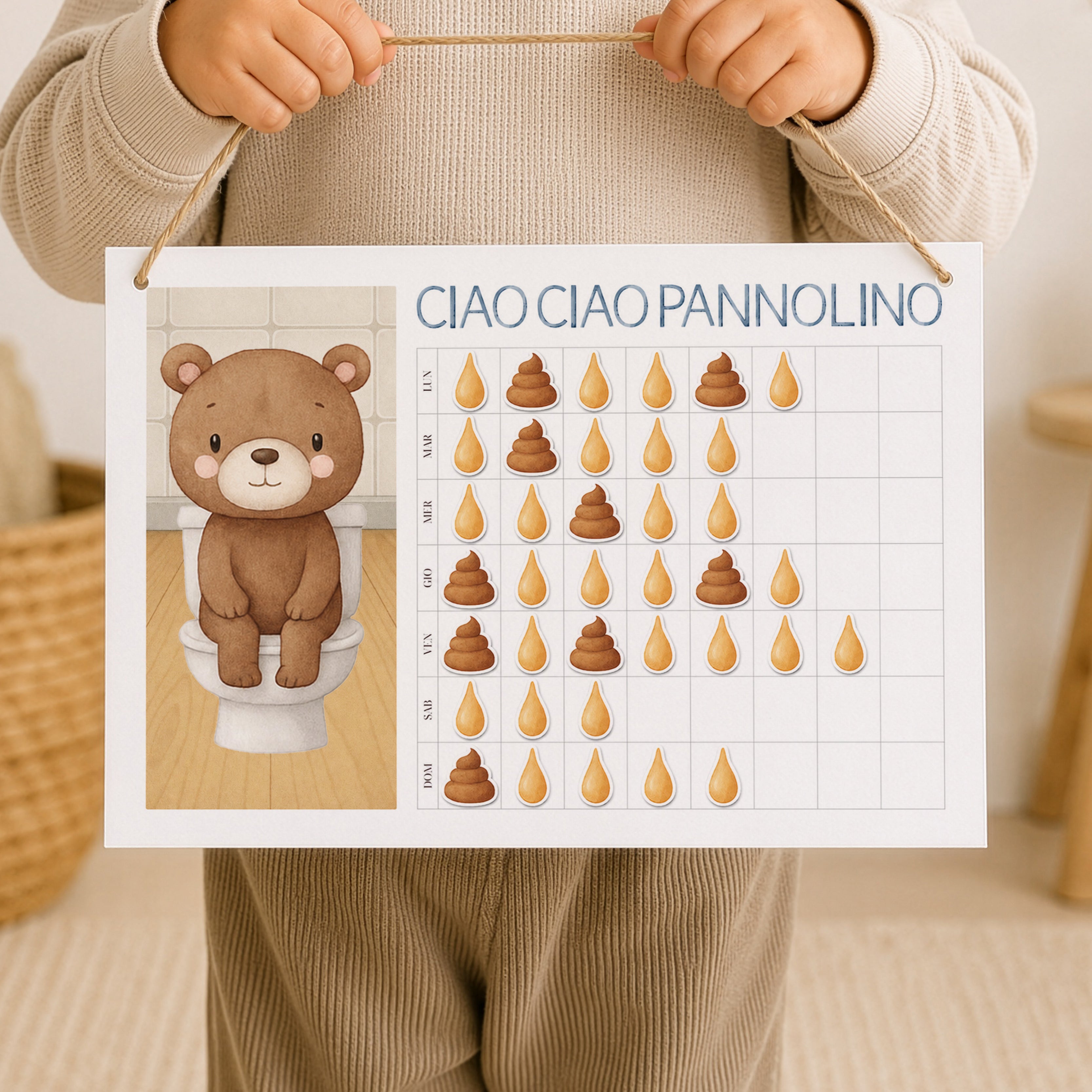 Ciao Ciao Pannolino – Calendario digitale per lo spannolinamento