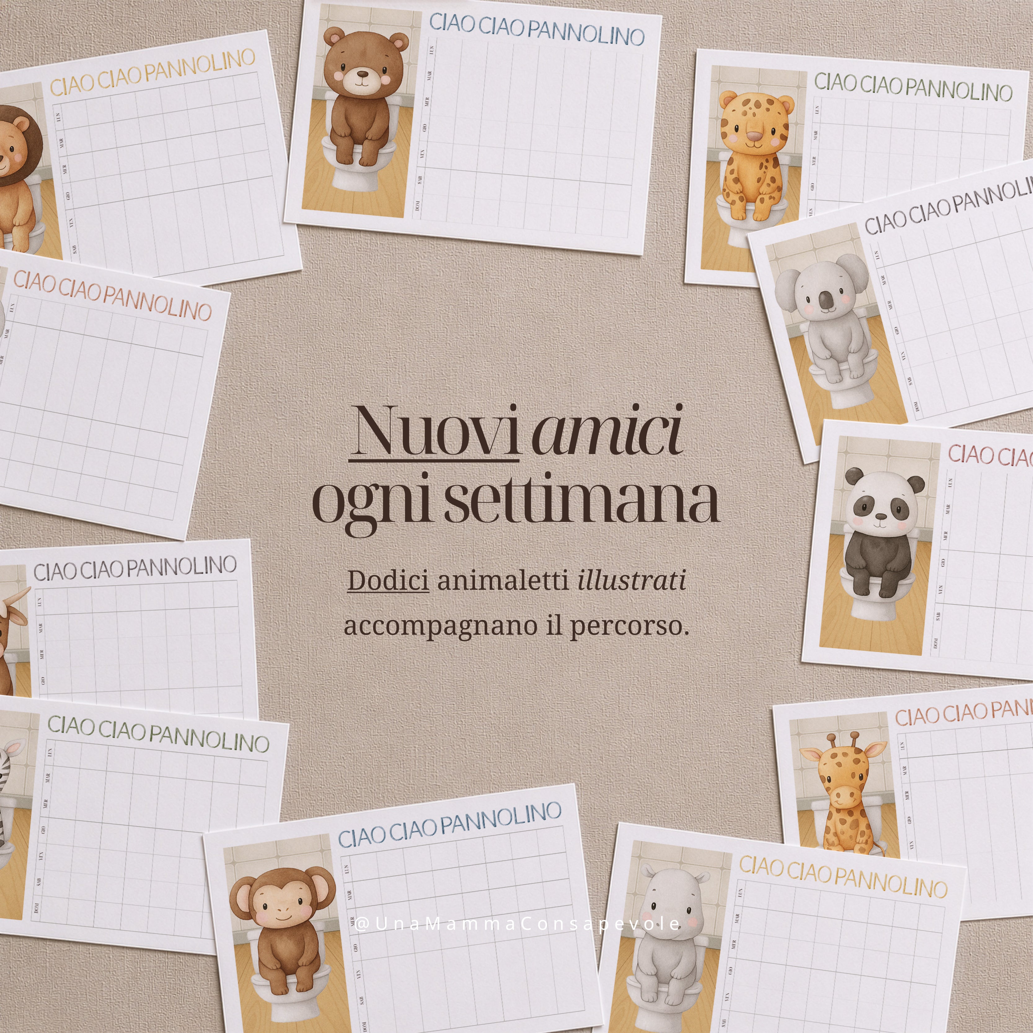 Ciao Ciao Pannolino – Calendario digitale per lo spannolinamento