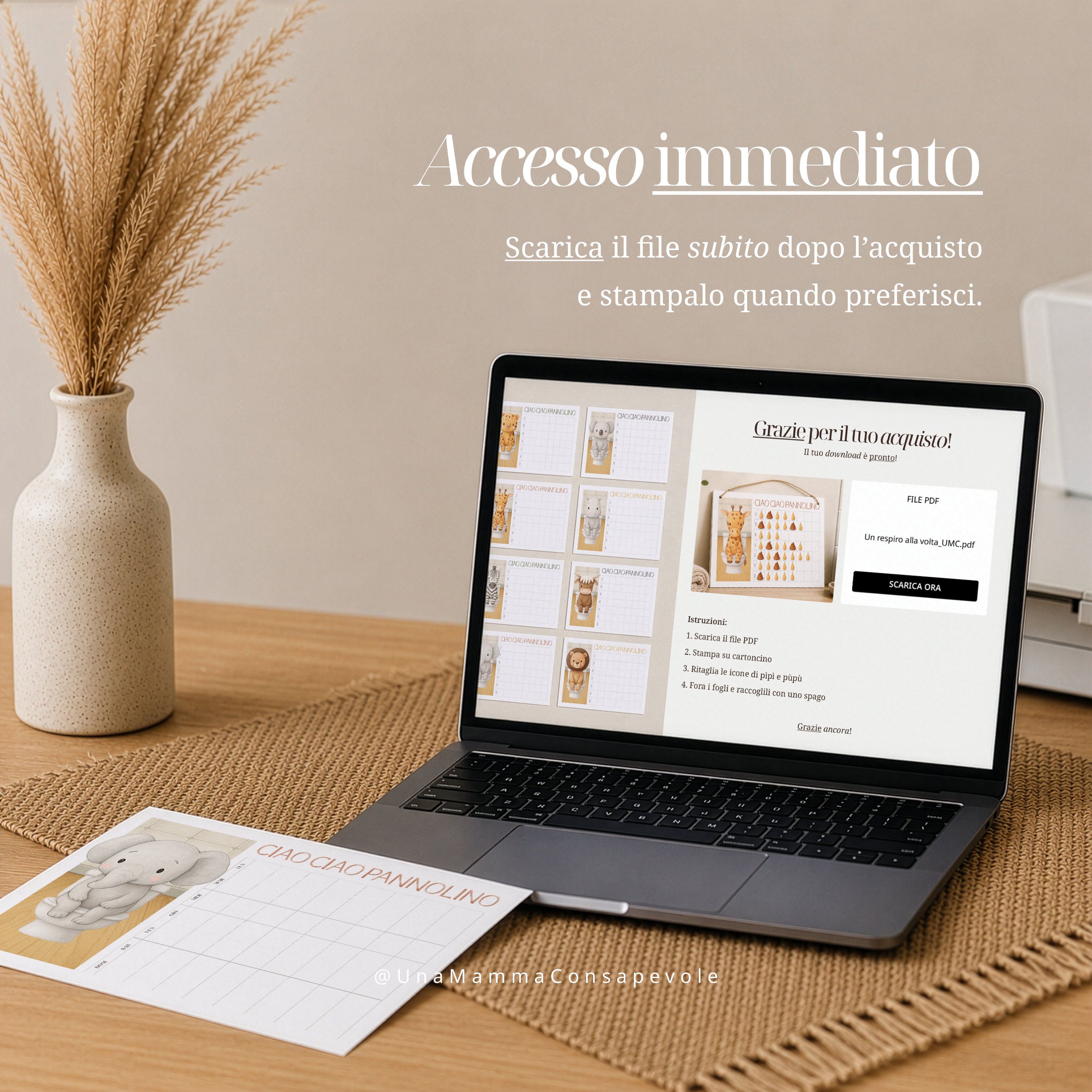 Ciao Ciao Pannolino – Calendario digitale per lo spannolinamento